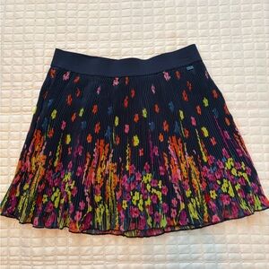 Aeropostale Black Floral Mini Skirt